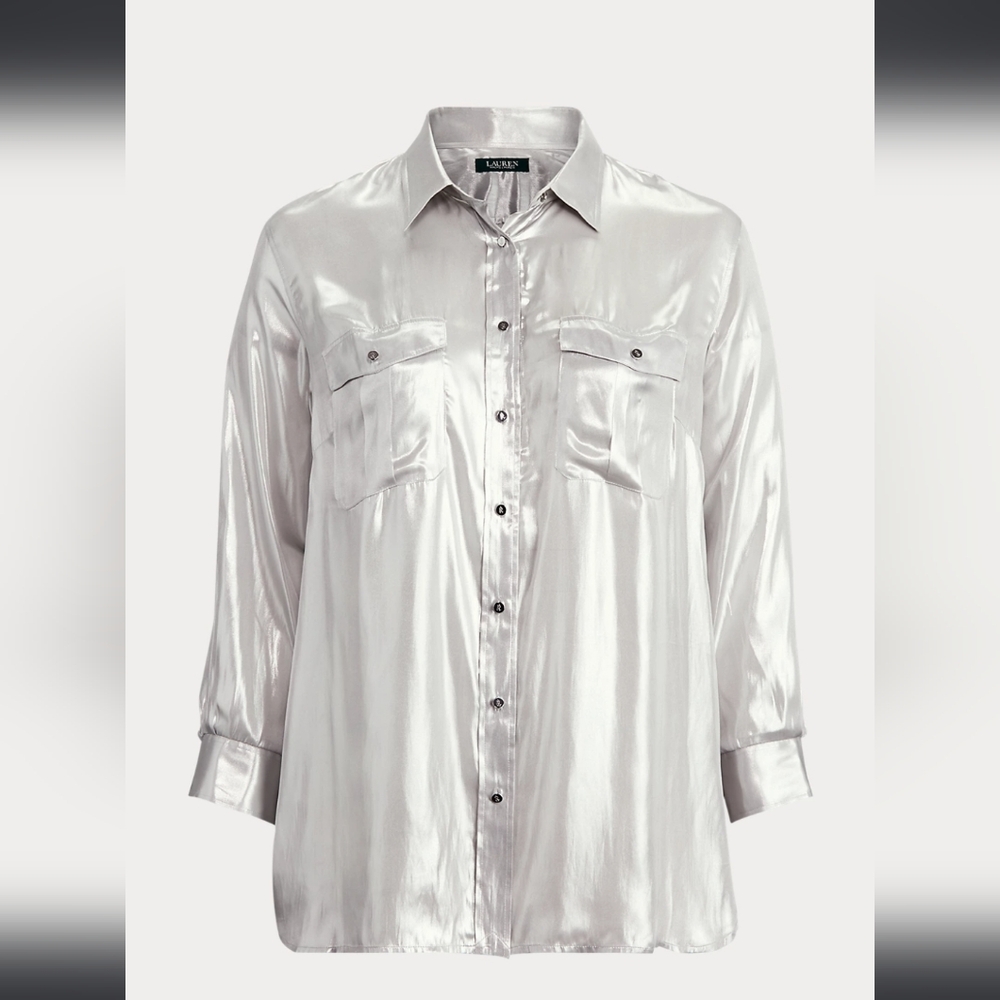 Ralph Lauren Metallic Patch Pocket Shirt
